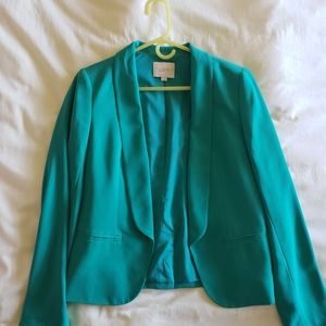 great condition green blazer from the loft